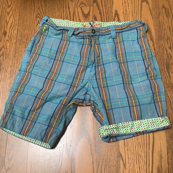 Robert Graham Men’s Blue Striped Shorts - Picture 8 of 9